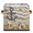 Multicolor 1, variant on CURLYOOT Coastal Starfish Coral Cube Storage Bin 11 Inch Fabric Storage Cube for Shelves Decorative Foldable Basket with Leather Handle for Closet Shelves Organizer