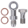 thumbnail image 2 of Turbo Oil Restrictor Bolt,Oil Feed Banjo Bolt Racing Banjo Bolt Kit Turbocharger Hose Bolt Fitting World-Class Design, 2 of 14