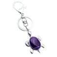 thumbnail image 1 of Llavero de tortuga Zulema de cristal colgante Jaspe rojo, 1 of 4