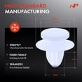 thumbnail image 3 of A-Premium 30 PCS Molding Retainer Clip Compatible with Mitsubishi Outlander 2014-2021, Lancer 2008-2017, Galant 2004-2012, Eclipse Cross 2018-2020, Outlander PHEV 2018-2021, 3 of 9
