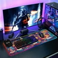 thumbnail image 6 of Wireless Charging Mouse Pad Large RGB Gaming Desk Mat 13 Light Modes Mousepad 31.5x11.8 Dwarfs Celebrate 2025 New Year, 6 of 6