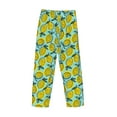 thumbnail image 5 of Goofa Lemon1 Printed Soft Pajama Pants for Men, Wide Leg Comfy Casual Lounge Yoga Pants-X-Large, 5 of 9