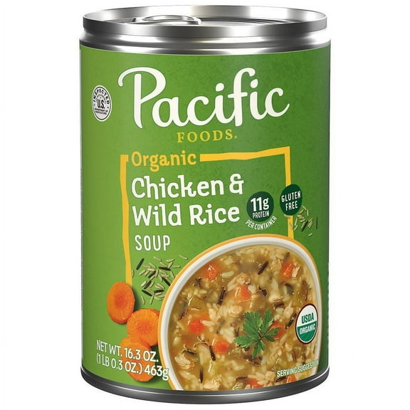 Pacific Foods Organic Chicken and Wild Rice Soup 16.3 oz