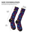 thumbnail image 4 of Rateoe Llama Alpaca Compression Socks for Women and Men 20-30mmHg-Circulation Support Socks Knee High Nurse Pregnant Running Medical and Travel Athletic, 4 of 7
