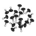 thumbnail image 4 of Cuenta negra de plástico de 20 piezas Ehuebsd con aparejo giratorio enrollable, 4 of 6