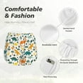 thumbnail image 4 of Daiia Dinosaurs and Tropical Leaves Pattern Women's 2 in 1 Running Shorts - Lightweight Athletic Workout Gym Yoga Shorts Liner with Phone Pockets-X-Large, 4 of 7