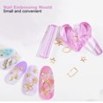 thumbnail image 3 of 4PCS Nail Art Embossed Mold Embossed Mold Nail Tools Nail Art Embossed Mold Professional Metal Frame Bending Curve Shaping Press Tools for Home and Salon Use, 3 of 9
