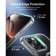 thumbnail image 5 of ESR Magnetic Phone Case Compatible with iPhone 16 Pro, Camera Control, Shockproof Military-Grade Protection, Clear, 5 of 9