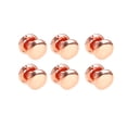 thumbnail image 3 of Metal Studs Rivets, Flat Metal Studs  100 Sets Strong Luster Wide Applications  For Belts 8x8mm, 3 of 8