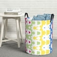thumbnail image 1 of YFYANG Waterproof Laundry Hamper, Abstract Geometric Design Laundry Basket Oxford Fabric with Handle Foldable, S, 1 of 8