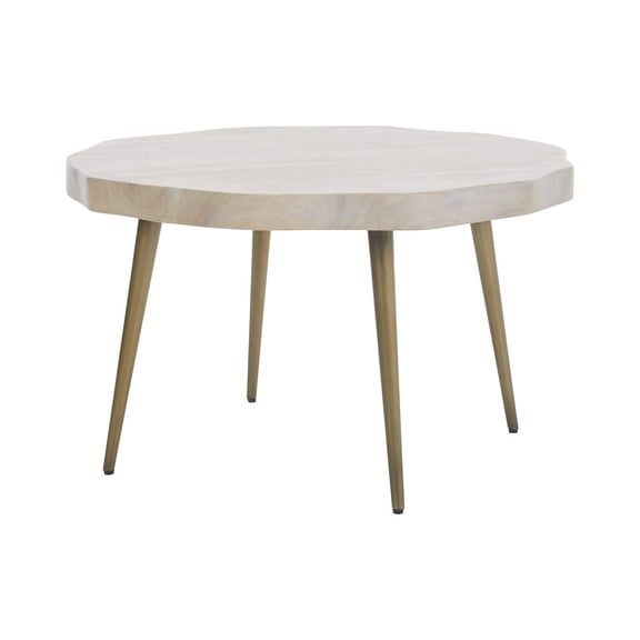 Renwil Core Indoor Acacia Wood Table, White