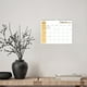 thumbnail image 4 of Calendario de pared 2025, 28 x 21 cm, vertical, 18 meses (enero de 2025 - junio de 2026), planificador mensual colgante con espiral para organizar la escuela, el hogar y la oficina., 4 of 6