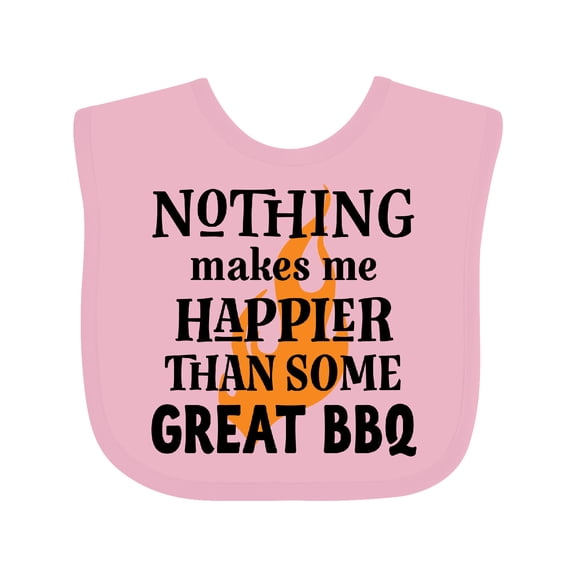 Inktastic Barbecue Lover Funny Bbq Boys or Girls Baby Bib