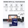 thumbnail image 3 of Tarjeta de memoria DIGIERA 128GB CT100 microSDXC UHS-I con adaptador, 3 of 8