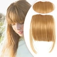 thumbnail image 2 of Wigs Human Hair Ladies Bangs Wig Front Fringe Head Clipped In The Human Hair Extension Wig Female Air Bangs Sideburns Qi Bangs Hairpin, 2 of 5