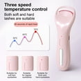 thumbnail image 3 of Electric Heated Eyelash Curler 3 Temperature Setting USB Rechargeable Portable Quick Heating Women Eye Lashes Curling Tools, 3 of 8