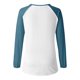 thumbnail image 4 of MHFRRA Camiseta de Manga Larga con Cuello En V y Estampado de La Bandera de Canadá para Mujer Azul Claro, 4 of 4