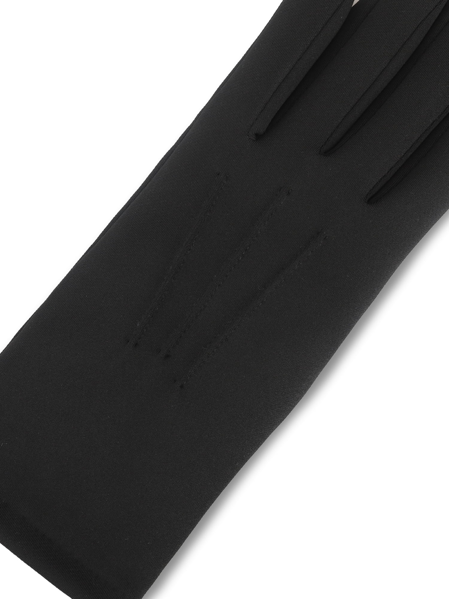 Isotoner Women's Everyday Spandex Gloves with Fleece Lining, Black, S/M