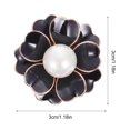 thumbnail image 2 of GOOHOCHY 1 broche de flores personalizado con ramillete de camelia, botón para cuello, accesorio de ropa, 2 of 8