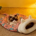 thumbnail image 4 of Cozy Pet Nest for Cats and Dogs, 2025 New Wrap Semienclosed Cat Winter Sleeping Bag, Soft Self Warming Cat Dog Pets Bed for Small Medium,Four Season Universal Washable (C,17.7in*13.7in), 4 of 9