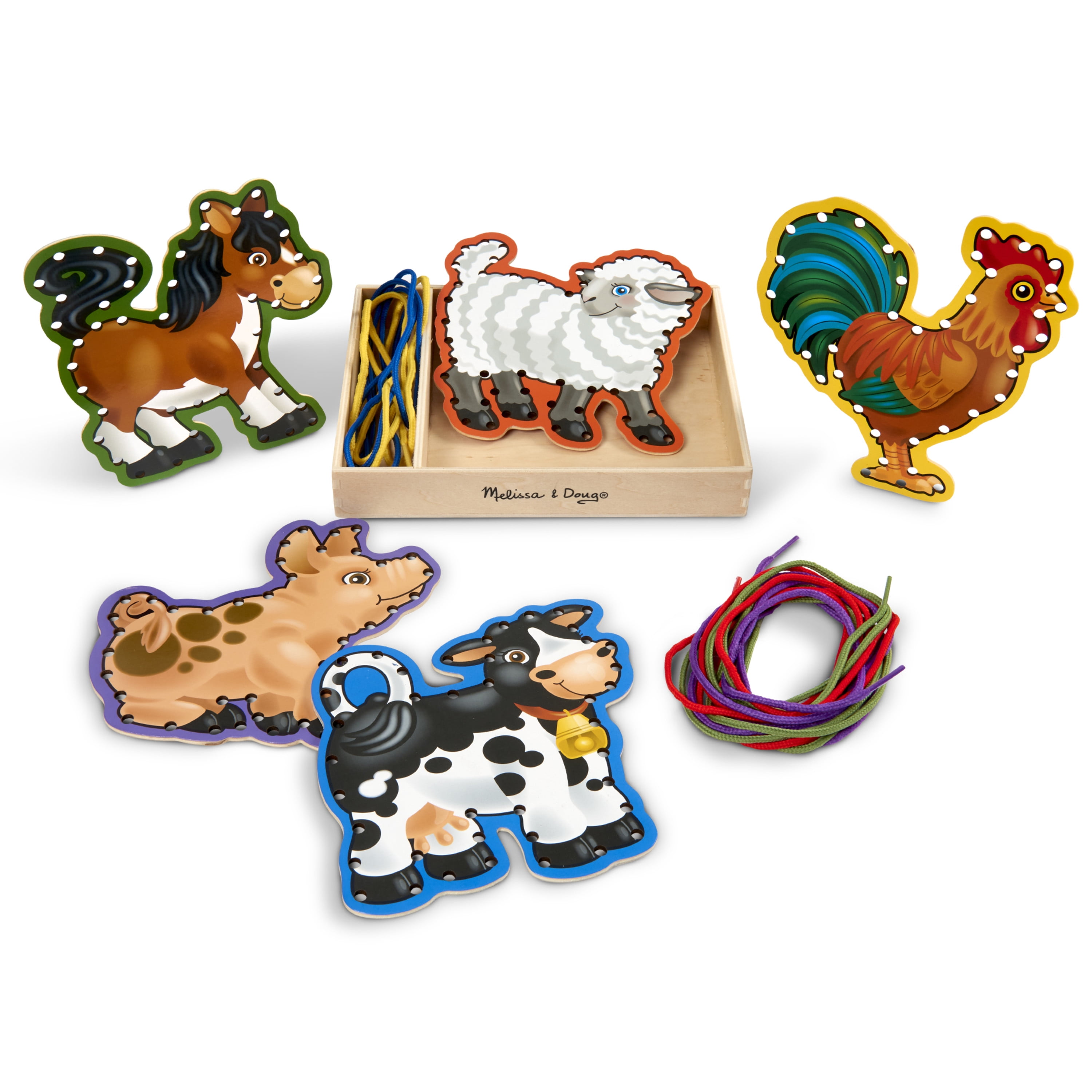 Early Learning NEW Melissa & Doug Lace and Trace Pets Ages 3 