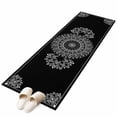thumbnail image 2 of Black Boho Runner Rug 2x6 FT,Non Slip Hallway Rugs,Retro Farmhouse Neutral Abstract Geometric Washable Soft Floor Carpet Throw Runner Carpet Long Rugs for Entryway Kitchen Bedside Sliding Door, 2 of 8