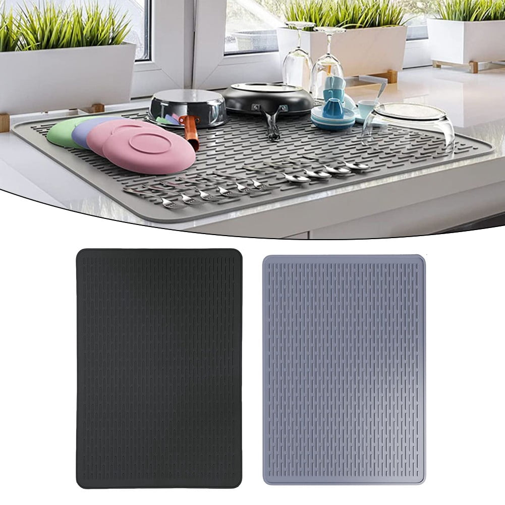 CHENGSI for Silicone Stove Top Protective Mat Cover for Electric Stove 71x50cm Wide Stripe Design Spill-Proof Counter Protector Expands Workspace Kitchen Accessory