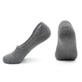 thumbnail image 2 of No-Show Socks with Silicone Grip - Breathable Mesh Low Cut Ankle Socks for Men & Women, Thin Lightweight Casual Socks for Summer & Sneakers Gray 35, 2 of 4