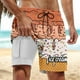 thumbnail image 1 of WILLBEST Pantalones Cortos Deportivos para Hombre, para Fiestas de Verano En La Piscina y Playa, Bañador de Doble Capa con Estampado de Hielo Derretido para Días de Playa y Uso Cómodo., 1 of 3