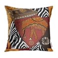 thumbnail image 1 of BOSDECO Beautiful Ethnic Pattern Elephant Cult Culture Pillow Case Pillow Cover 16x16 inch, 1 of 1