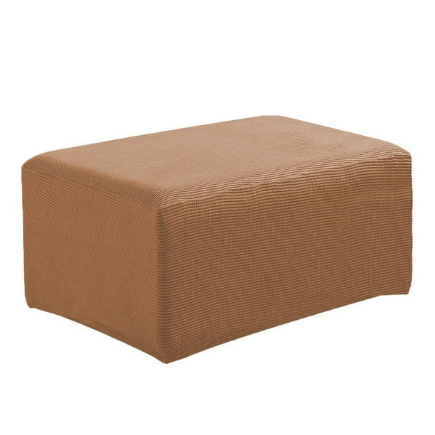 Funda elástica para sofá otomano, fundas elásticas para sofá, muebles, jacquard marrón