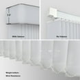 thumbnail image 2 of Yoolax Motorized Vertical Blinds Remote Control Wifi Automatic Window Blind Light Control Blackout Electric Vertical Blinds(Blackout Greyish White,54"W x 72"H), 2 of 7
