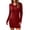 Long Sleeve Dresses Red, variant on Guieoi Womens Dresses Long Sleeve Solid-Color Casual Fall/Winter Dress Midi Dress Blue XXL