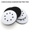 thumbnail image 2 of Cojín De Esponja Suave De 5 Pulgadas, 125Mm, 8 Orificios, Almohadilla De Amortiguación De Interfaz Para Almohadillas De Lijado Y Discos De Lijado De Bucle De Gancho Para Pulir Superficies Irregulares seitruly HA022641-00, 2 of 5