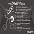 thumbnail image 4 of (2 pack) Equate Stainless Steel Triple-Edge Eyelash Curler, 1 Count, 4 of 5
