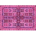 thumbnail image 1 of Ahgly Company Indoor Rectangle Abstract Pink Modern Area Rugs, 5' x 7', 1 of 4