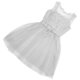 thumbnail image 4 of Vestido de dama de honor de encaje, vestido de fiesta corto, vestido de noche, vestido de dama de honor ajustado, vestidos de desfile de boda (gris, talla XS), 4 of 8