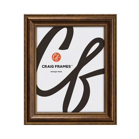 Craig Frames Bronze 8x11 inch Picture Victoria Picture Frame