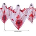 thumbnail image 3 of Adorno de fantasma colgante de Halloween con sangre que brilla intensamente Fantasma Embrujada Casa Bar Prop, 3 of 9