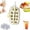 1pc White #-A01, variant on 2026 Upgrade 2 in 1 Ice Cube Bottle with Straw,Portable Ice Cube Tray Built in Ice Mold Cup,Press to Release Touch Free Ice Tray Leak Proof Lid for Outdoor Office Travel Home Essential (White)