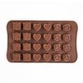 thumbnail image 1 of Moldes de silicona, moldes para chocolate, silicona antiadherente de calidad alimentaria para hornear, moldes para mantequilla con diferentes formas., 1 of 6