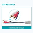 thumbnail image 5 of Car Radio Wiring Harness with RCA Plug Compatible with Selected 2003-2013 Ford/Lincoln/Mercury Vehicles, 24+8 Pin w/RCA Input Radio Wire Harness Adapter to Subwoofer Input Connector, 5 of 7