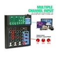 thumbnail image 4 of 4-7 Channel 24 DSP USB Mixer Interface Portable Mixing Soundcard Console Sound Card For DJ PC Recording, 4 of 5