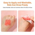 thumbnail image 5 of Silky Crayons (12 Colors), Twistable & Washable Water Soluble Crayons, Large Capacity Oil Painting Pen for teen, Non Dirty Hand Art Supplies for office Drawing, 12 Crayons, 5 of 9