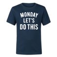 thumbnail image 2 of Instant Message - Monday Let's Do This -YOUTH SHORT SLEEVE TEE-M, 2 of 6
