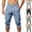 Dark Gray, variant on Men White Drawstring Elastic High Waist Cuffed Ankle Knee Length Capri Quick Dry Jogger Pants Deep Side Slip Pockets Lightweight Sports Casual Sightseeing Trousers M
