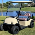 thumbnail image 4 of Pzuqiu Golf Cart Accessories Easy to Clean, Compatible with Outdoor Golf Carts, Golf Cart Seat Cover Fit for Most Golf Carts 2 Person Seats Golf Carts, 4 of 9