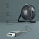 thumbnail image 5 of 5/6/8 Inches 360 Rotate Usb Desk Fan With Switch 2 Speeds Air Cooling Fan For Home Office Desktop Car Outdoor Travel, 5 of 5