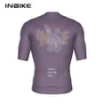 thumbnail image 2 of INBIKE - Maillot de ciclismo de manga corta para hombre, camiseta de verano para bicicleta de carretera, camiseta de ciclismo de montaña MTB, transpirable, con 3 bolsillos, secado rápido, 2 of 5