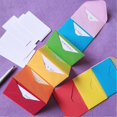 thumbnail image 3 of Supla 140 Sets Colorful Mini Envelopes with White Blank Business Cards Note Cards 14 Colors Small Gift Card Tiny Envelopes Pocket Envelopes Bulk 4" x 2.7" Love Notes, 3 of 6